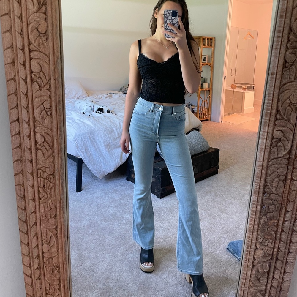 Express flare jeans